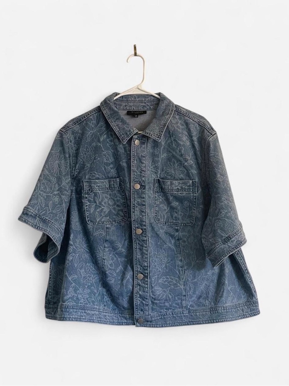 Talbots denim shirt jacket
